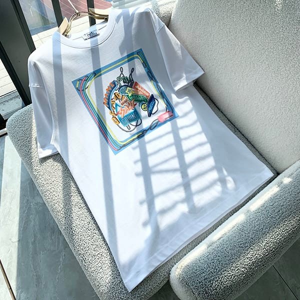 目を惹くカラーエルメス カプセルスポーツ カットソーＴシャツ フェイク 2色 erz13573